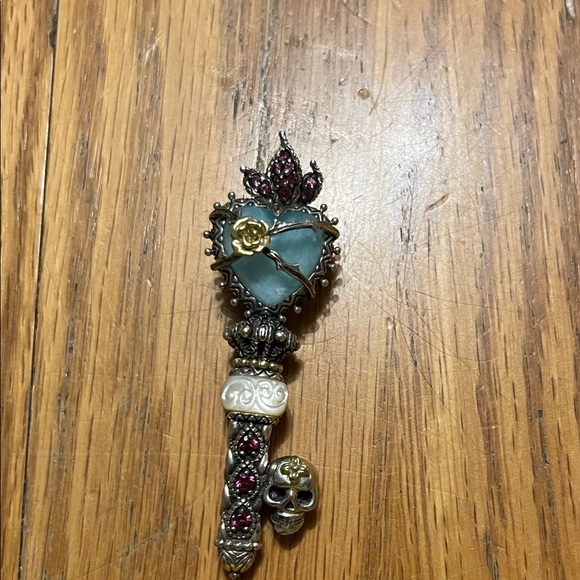 Barbara Bixby Jewelry - Barbara Bixby HeartFlame 925/18K key enhancer